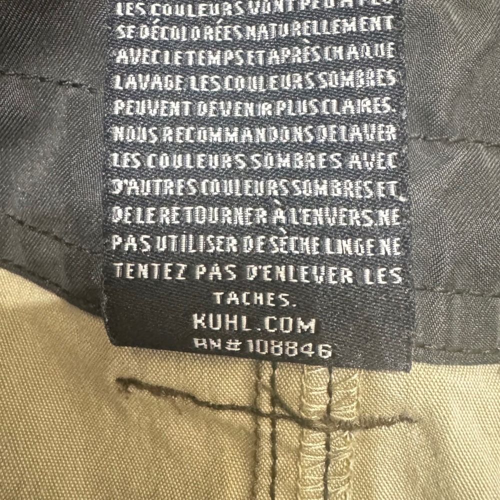 Kuhl Revolvr Mens Pants 40x32 Olive Green Cargo‎ Outdoor Rugged - Picture 8 of 9